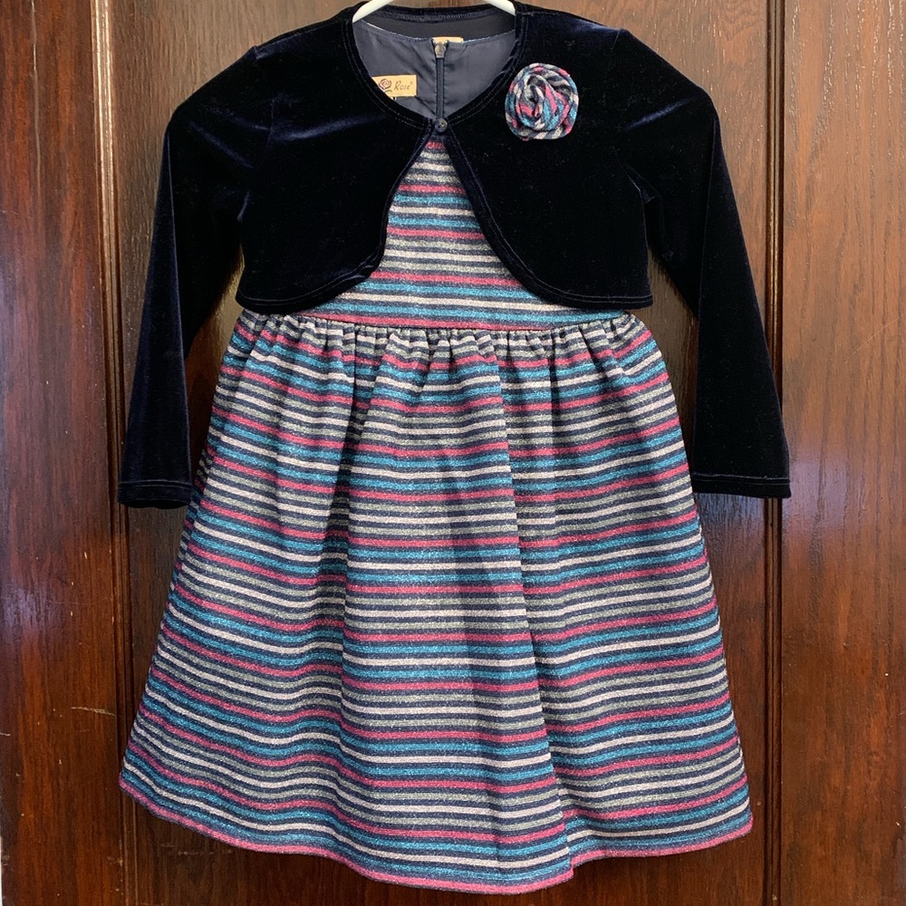 Purple Rose Occasional Dress